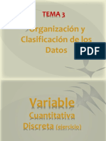 Organización y Clasificación de Los Datos