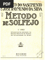 Frederico Nascimento J Raymundo Silva Metodo Solfejo PDF