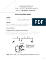 Flexion en Madera