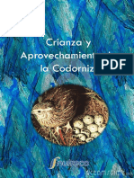 Crianza y Aprovechamiento de Codorniz