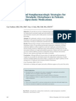 Pharmacologic and Nonpharmacologic Strategies For Weight Gain and Metabolic Disturbance in Patients Treated With Antipsychotic Medications