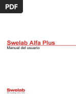 Swelab Alfa Plus User Manual V13 ES