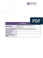 BSBMGT502 Assessment