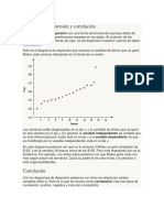 Diagrama de Dispersión y Correlación