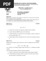 Examen Parcial Cálculo Diferencial - 2018 - 1