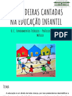 Brincadeiras Cantadas Na Educação Infantil