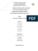 Práctica 5 - Reacciones de Aldehidos y Cetonas