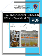 Diferenciación y Caracterización de Aldehídos.