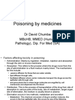 Poisoning by Medicines