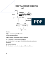 Función de Transferencia (Motor Ac y Opamp)