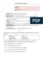 Parts of Speech - Practice Test Icananda Fransiska