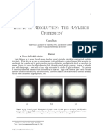 Limits of Resolution The Rayleigh Criterion 5