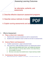 Lecture CH 14 Assessing Learning Objectives