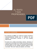 El Texto y Sus Propiedades