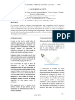 Informe Ley de Refraccion