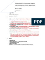 Esquema de Informe de Taller