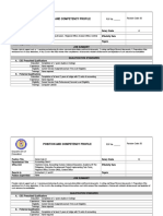 Position and Competency Profile: Job Summary