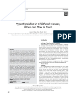 Hyperthyroidism in Childhood: Causes, When and How To Treat: Review