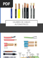 Calibres de Cables Automotrices