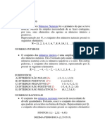 Aula 1 - Conjuntos Numericos