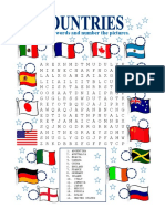 Countries Word Search