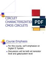 Chapter 1 - Circuit Characterization of CMOS Circuits