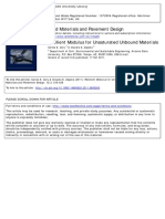 Modulos Resilient in Granulas Soils PDF