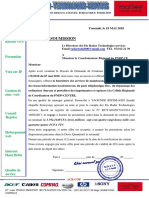 Lettre Soumission PNDP