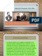 La Reforma Liberal en Honduras 1876-1903