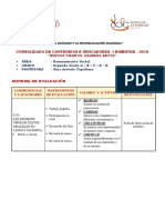 Razonamiento Verbal - Hoja de Contenidos e Indicadores