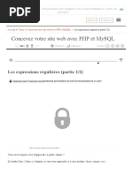 Les Expressions Régulières (Partie 1 - 2) - Concevez Votre Site Web Avec PHP Et MySQL - OpenClassrooms PDF