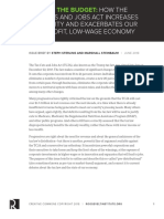 Beyond The Budget: How The Tax Cuts and Jobs Act Increases Inequality and Exacerbates Our High-Profit, Low-Wage Economy