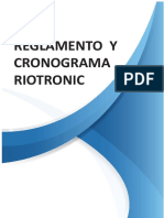 Reglamento y Cronograma