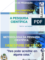 Aula 7 - A Pequisa Cientifica