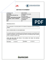 Concrete Plinth Construction Method Statement