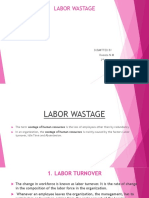 Labor Wastage