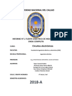 Informe N°1 - Circuitos Electronicos