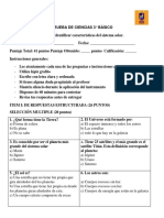 Prueba Del Sistema Solar