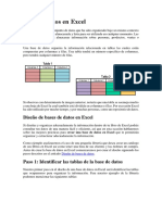 Base de Datos en Excel