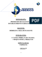 Promocion de Salud en Establecimiento Farmaceutico