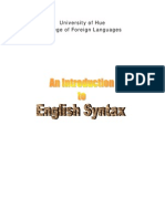 An Introduction To English Syntax