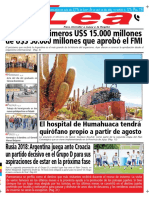 Periódico Lea Jueves 21 de Junio Del 2018