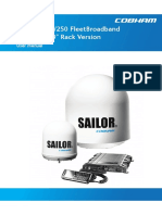 Sailor 500/250 Fleetbroadband Including 19" Rack Version: User Manual