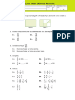 Ficha de Preparação Teste 5 Ano