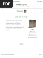 Cinescore Template: Utility Series