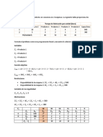 Ejercicios Investigación Operativa