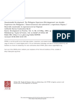 Unsustainable Development - The Philippine Experience PDF