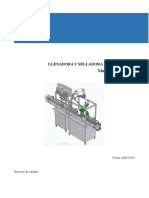 Llenadora y Selladora de Botelllas