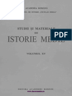 Studii Si Materiale de Istorie Medie 15 (1997)