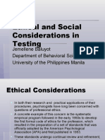 Ethical and Social Considerations in Testing